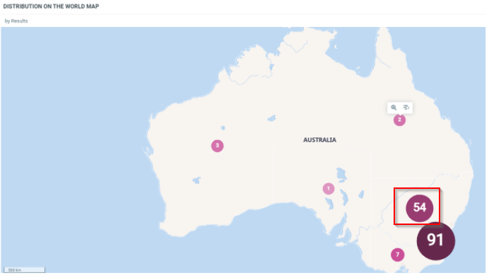 Worldmap distribution