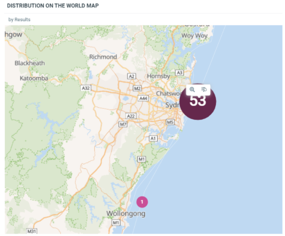 Worldmap distribution